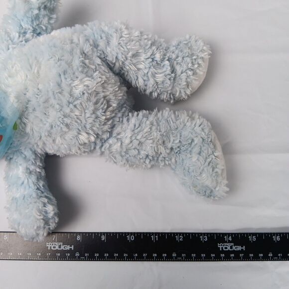 Ty Classic Raindrops The Blue Bear with a Polka Dot Ribbon Medium No Tags - Picture 11 of 13